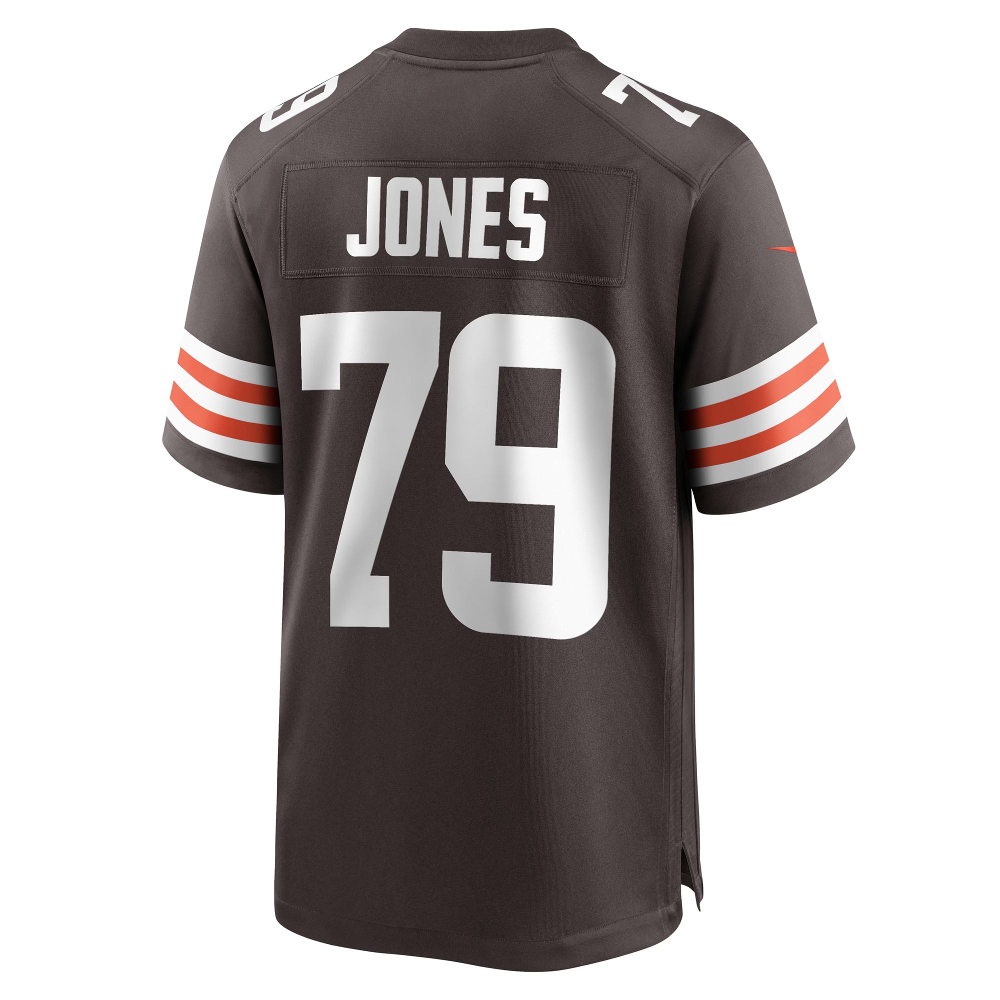 Cleveland Browns Dawand Jones Brown Team Game Jersey