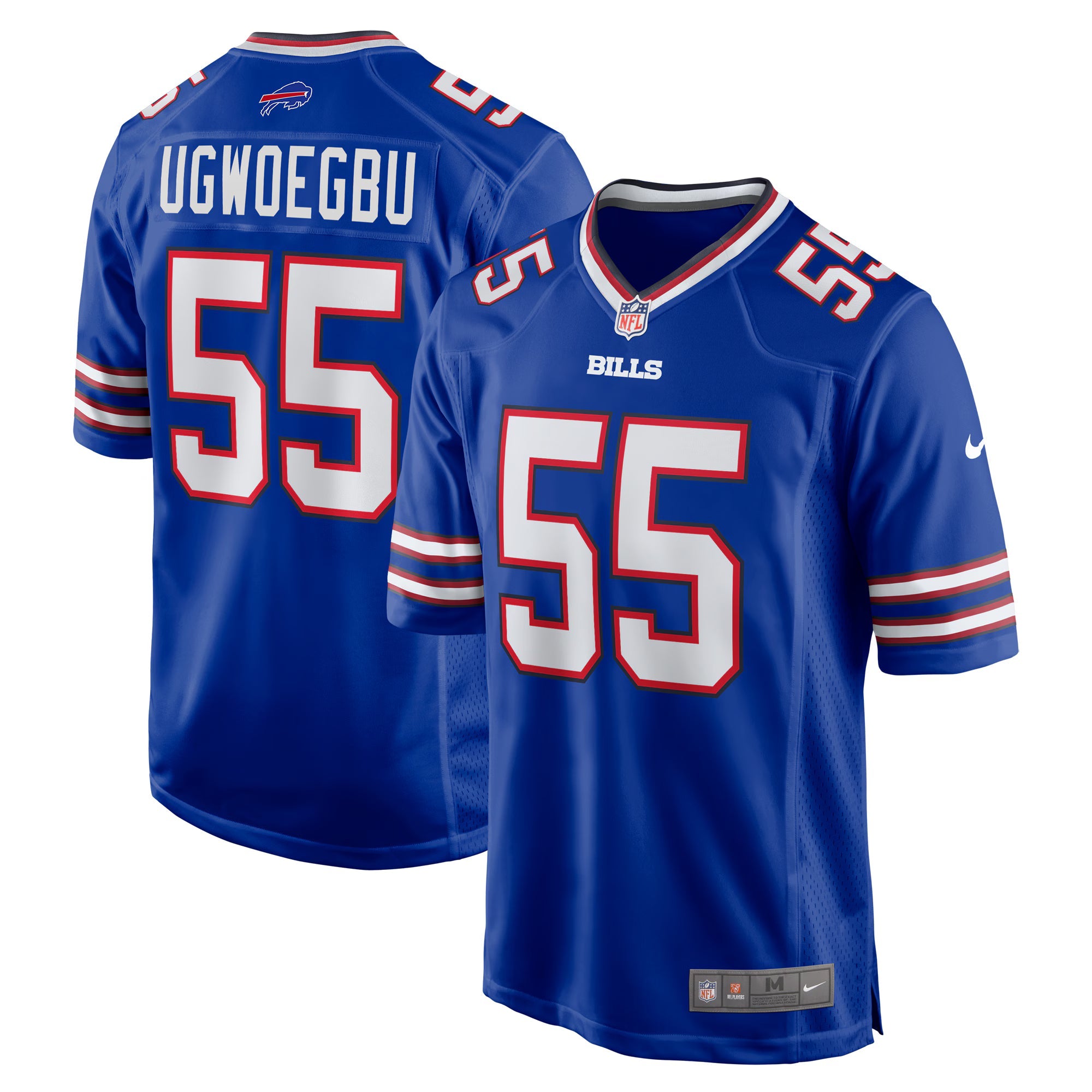 Buffalo Bills David Ugwoegbu Royal Game Jersey