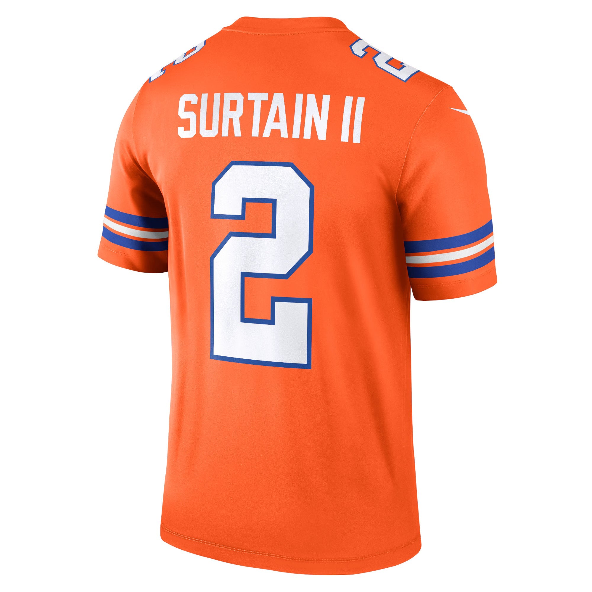 Denver Broncos Patrick Surtain II Orange Legend Player Performance Top