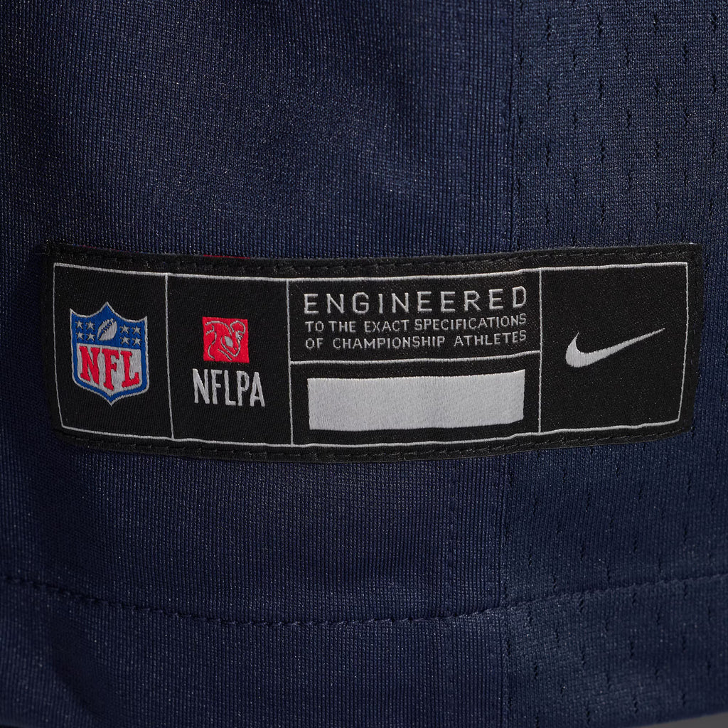 Chicago Bears Elijah Hicks Navy Team Game Jersey