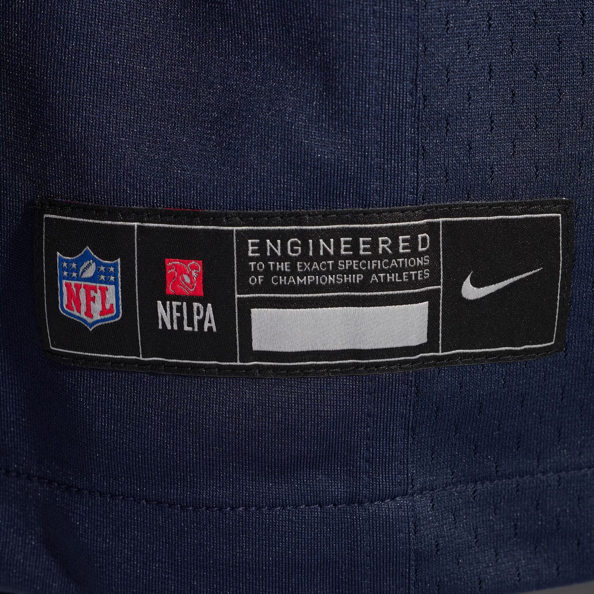 Chicago Bears Elijah Hicks Navy Team Game Jersey