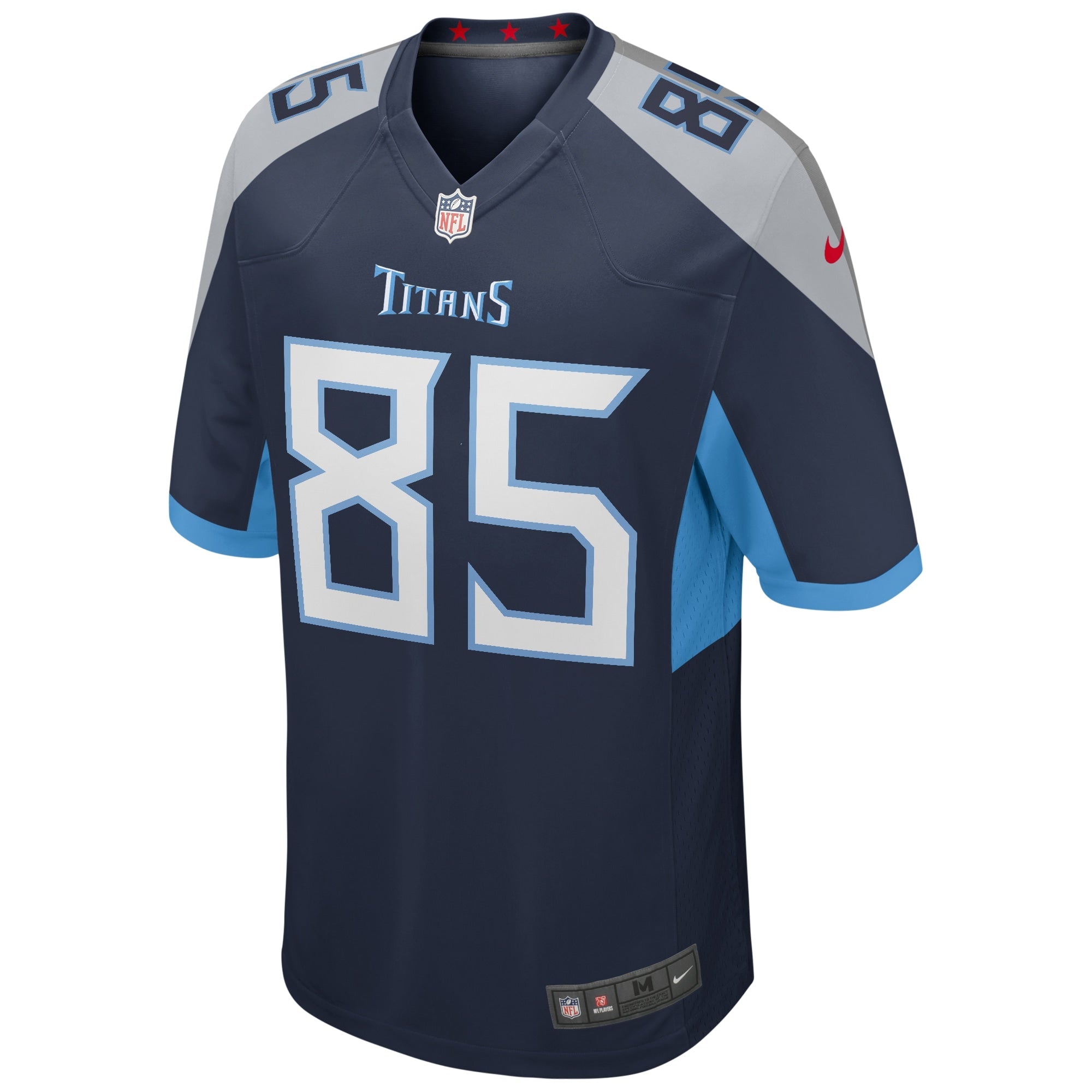 Tennessee Titans Derrick Mason Navy Game Retired Player Jersey