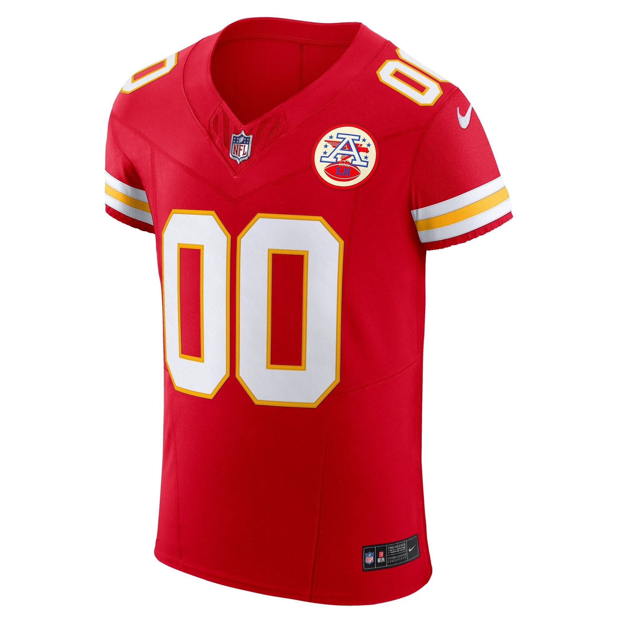 Kansas City Chiefs Red Vapor F.U.S.E. Elite Custom Jersey