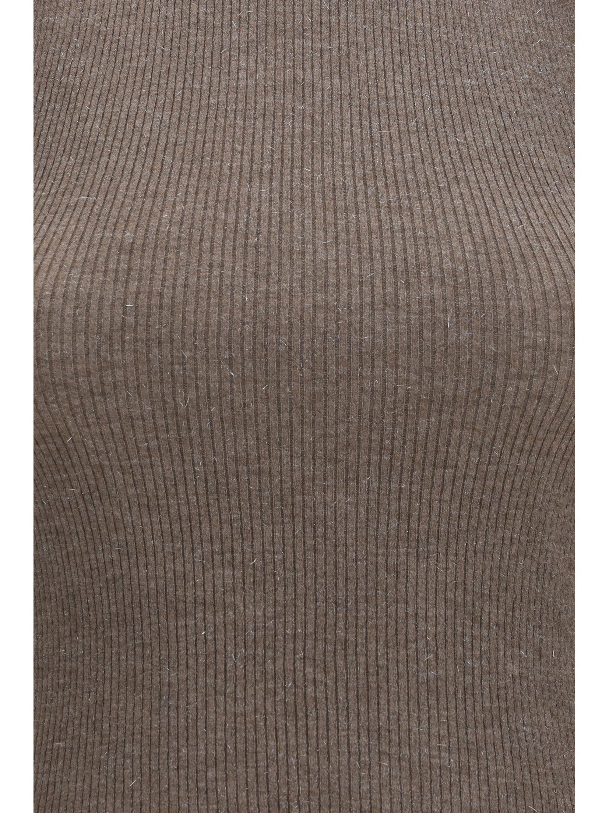 Brunello Cucinelli Women Sleeveless Turtleneck With Luminous Details