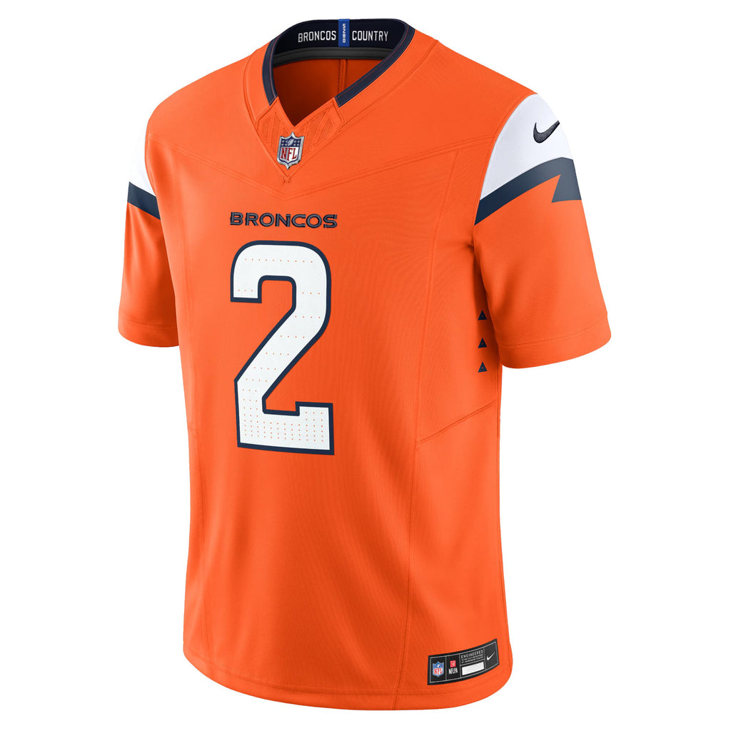 Denver Broncos Patrick Surtain II Orange Mile High Collection Vapor F.U.S.E. Limited Jersey