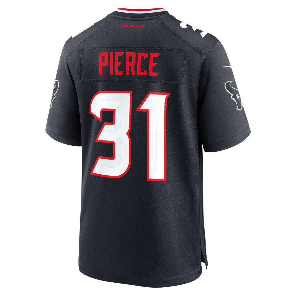Houston Texans Dameon Pierce Navy Game Jersey