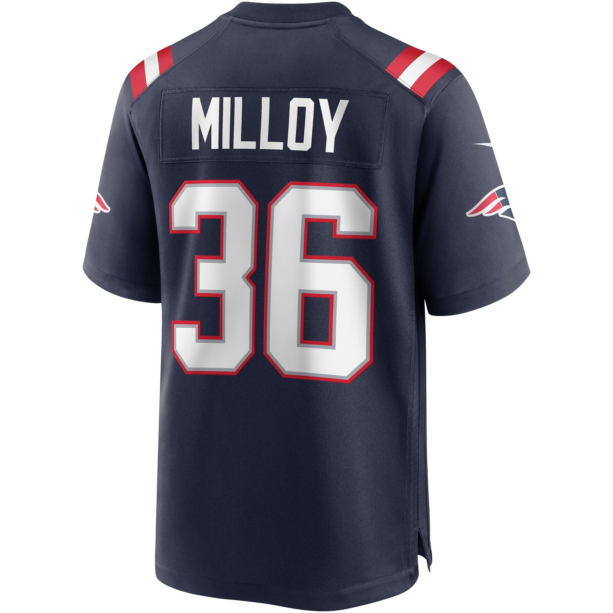 New England Patriots Lawyer Milloy Navy Game Retired Player Jersey