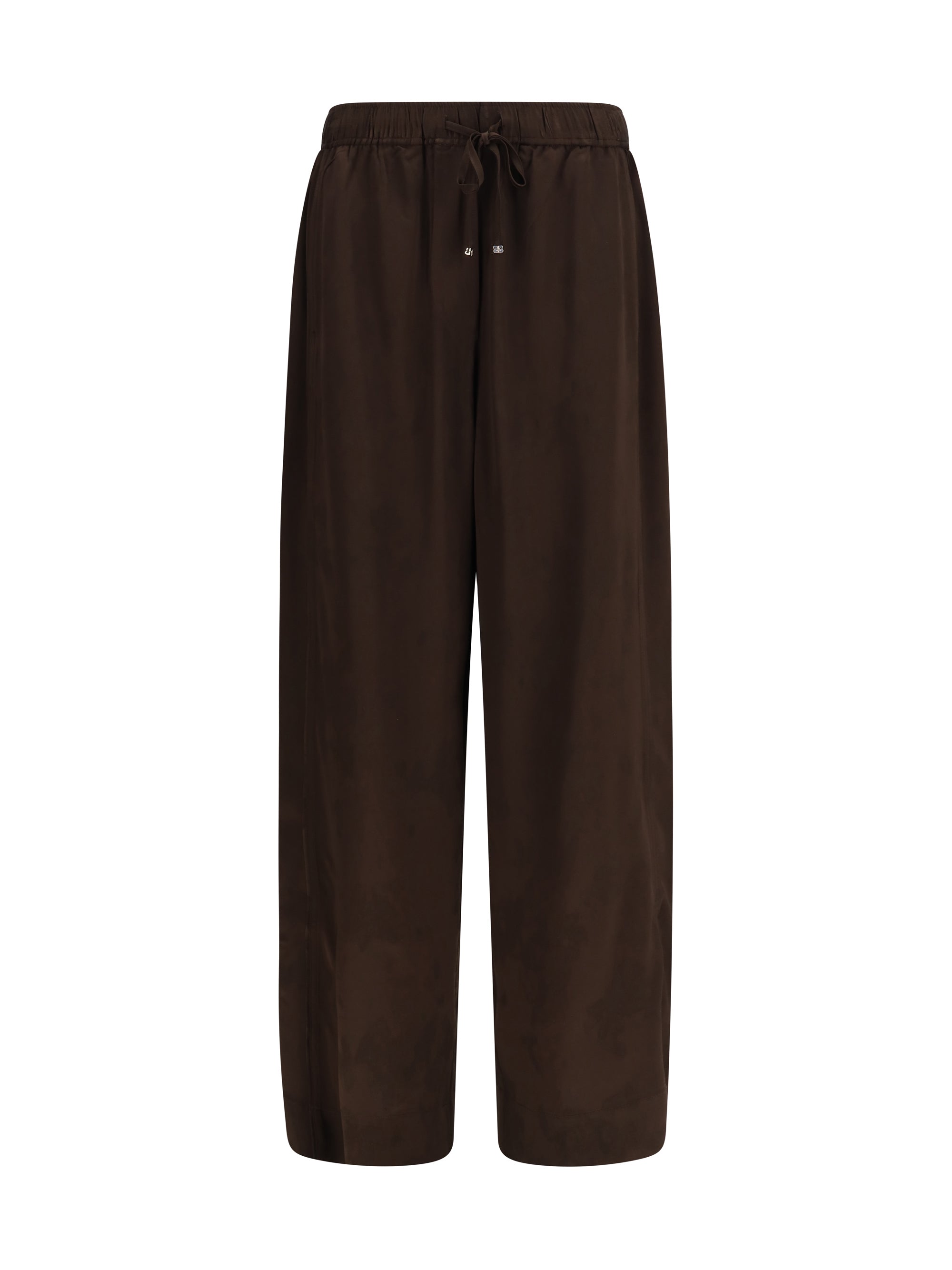 Ganni Women Satin Drawstring Pants
