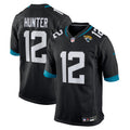 Jacksonville Jaguars Travis Hunter Black 2025 NFL Draft First Round Pick Alternate Game Player Jersey