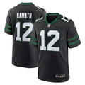 New York Jets Joe Namath Legacy Black Alternate Retired Player Game Jersey