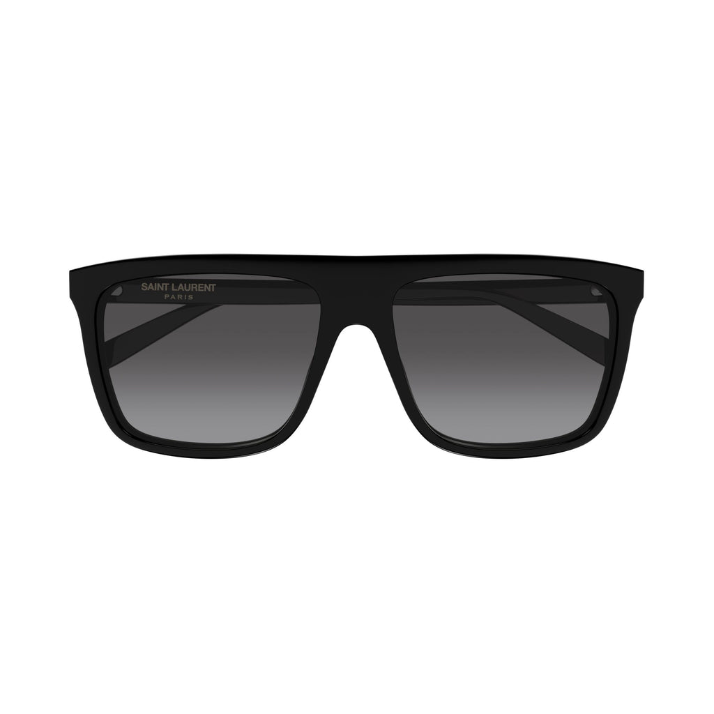 Bold Rectangular Frame Sunglasses In Recycled Acetate