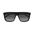 Bold Rectangular Frame Sunglasses In Recycled Acetate