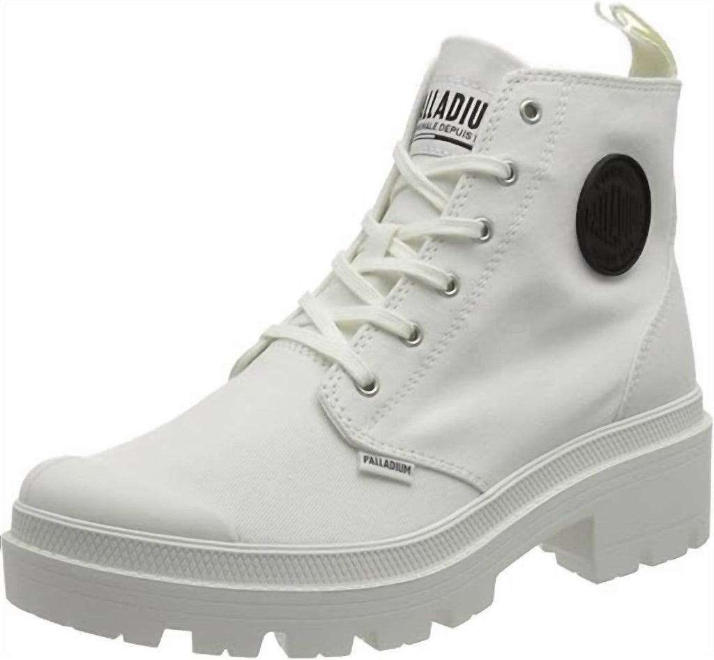 Women's Pallabase Twill Boots In Star White