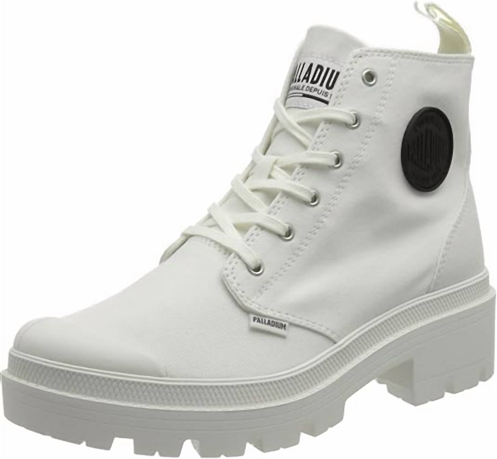 Women's Pallabase Twill Boots In Star White