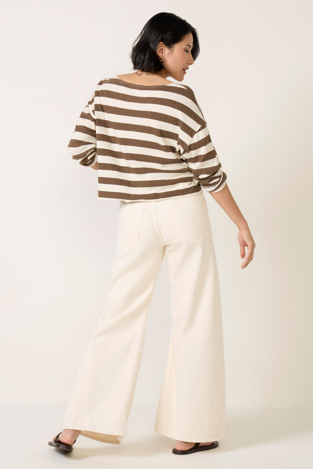 Women's Petite Lil Lemon Twist Sneak Wide Leg Jean