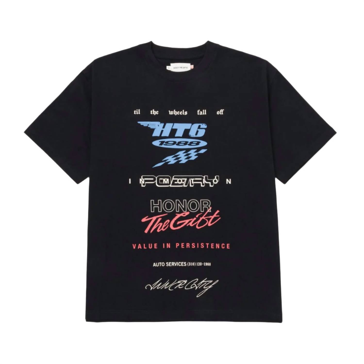 Men's Persistance Race Tee In Black