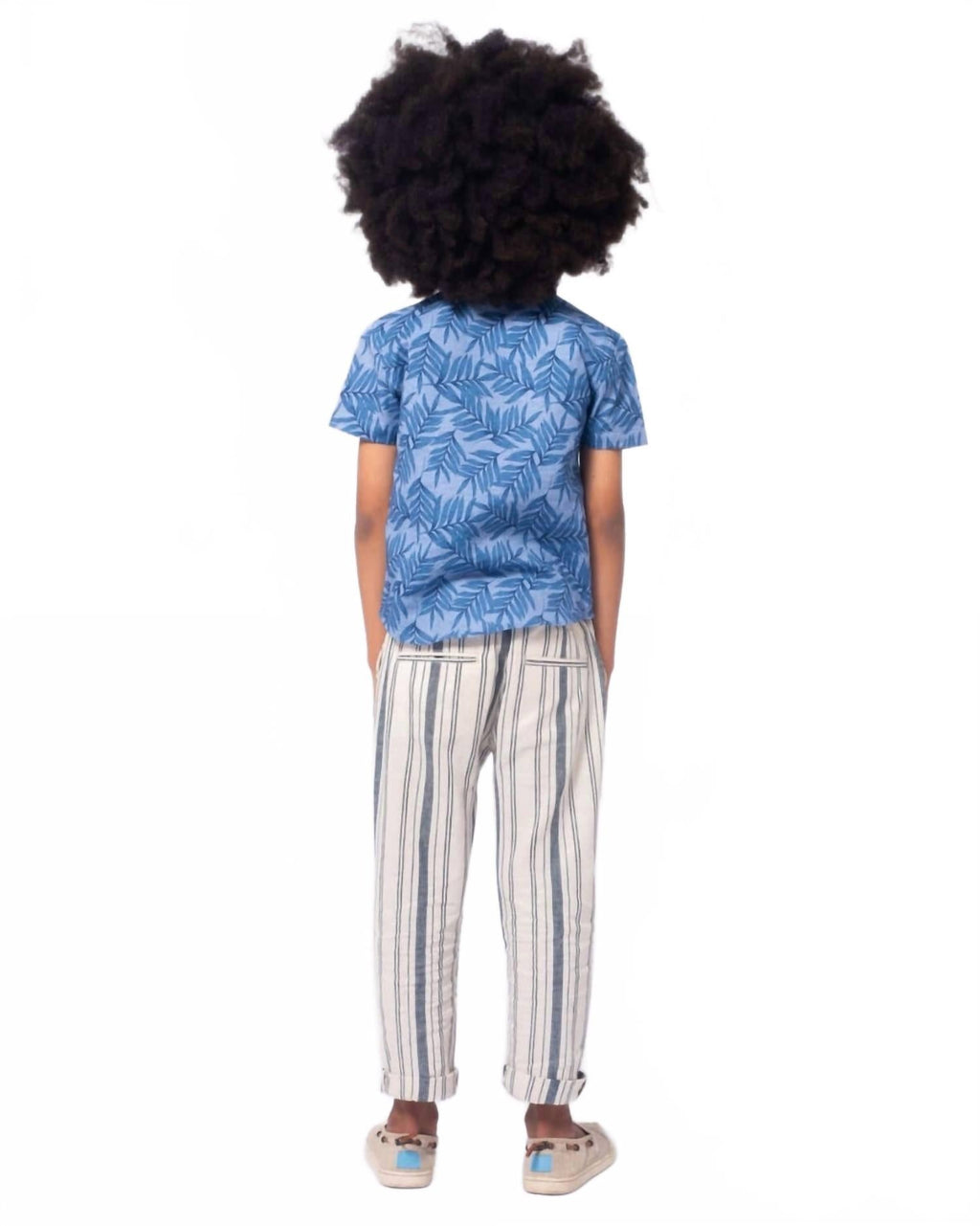 Kid's Summer Party Shirt In Blue