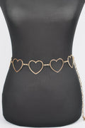 Heart Shape Chain Belt