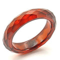 Stone Ring with AAA Grade CZ in Garnet