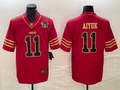 Men's San Francisco 49ers Brandon Aiyuk #11 Scarlet Player jersey