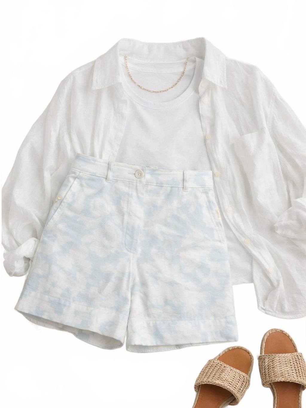 Anora Shorts In Blue Multi