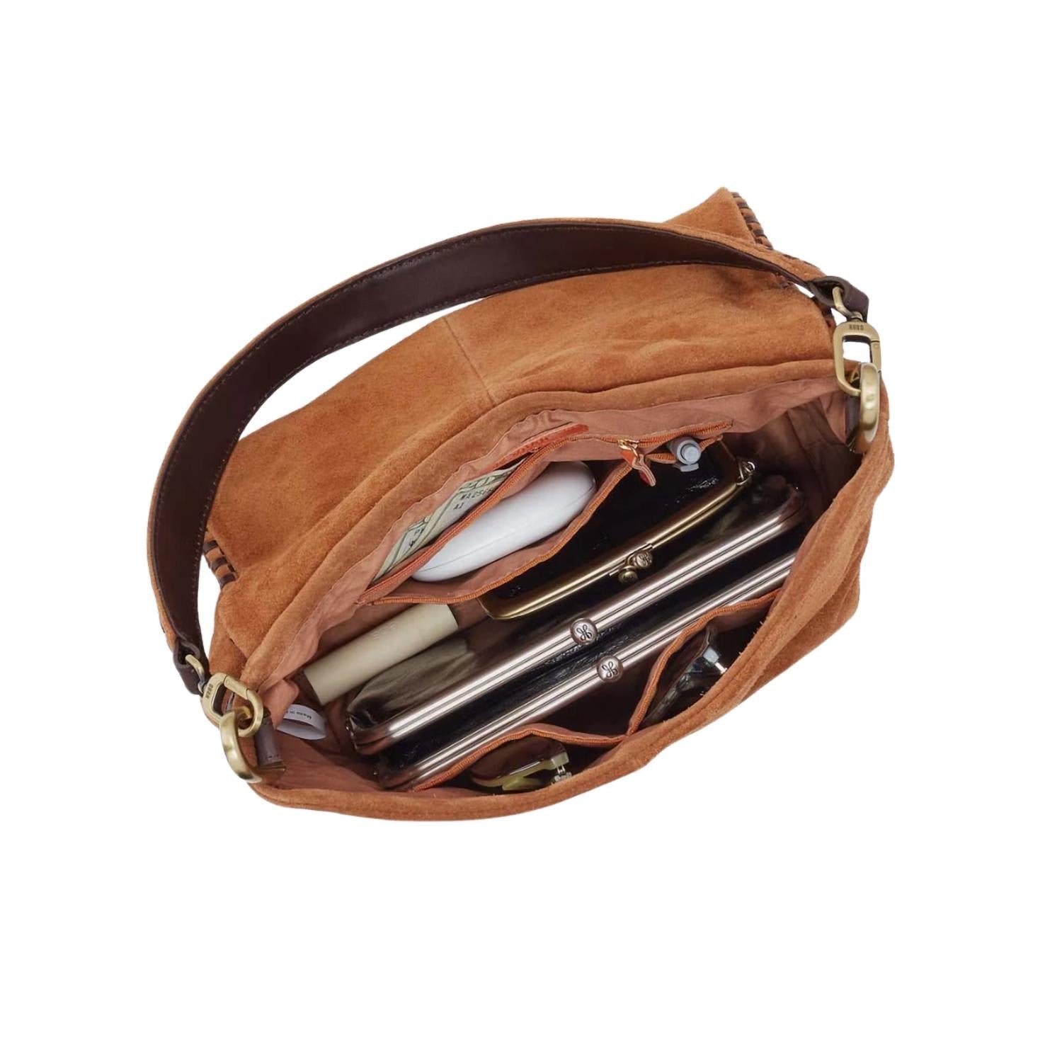 Harley Convertible Shoulder Bag In Oak Barrel