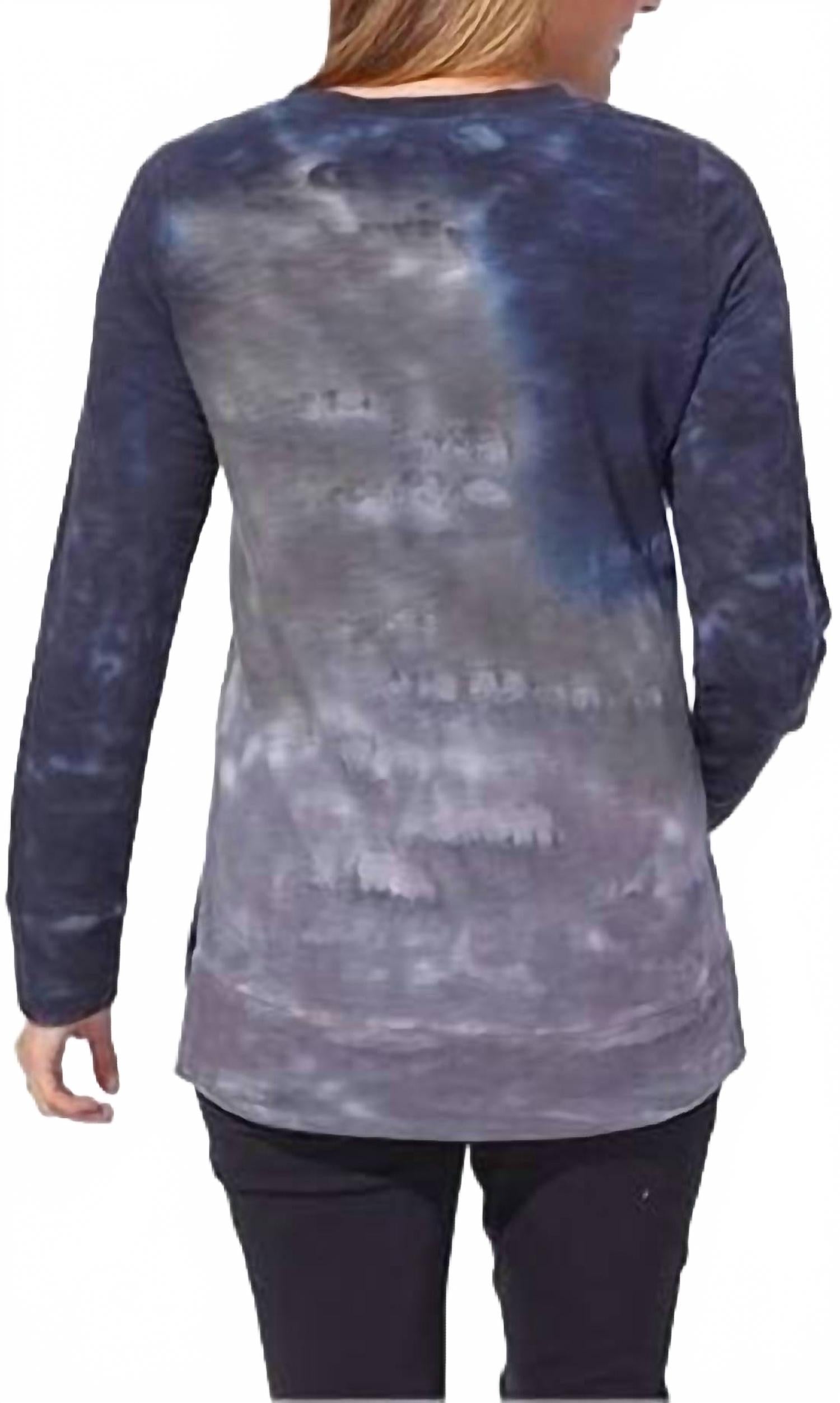 River Modal Spandex Harmony Tunic In Black