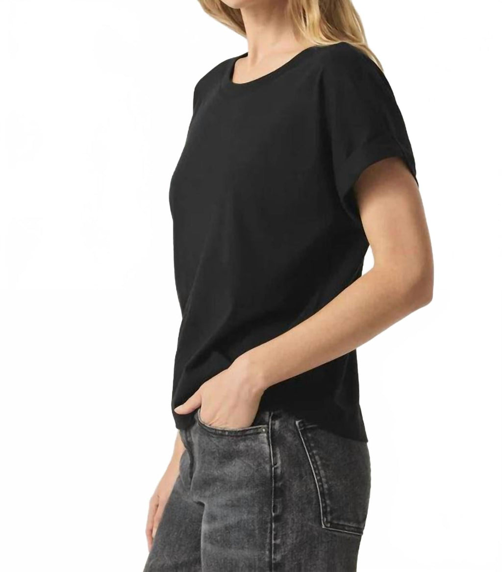 Skye Crewneck Tee In Black