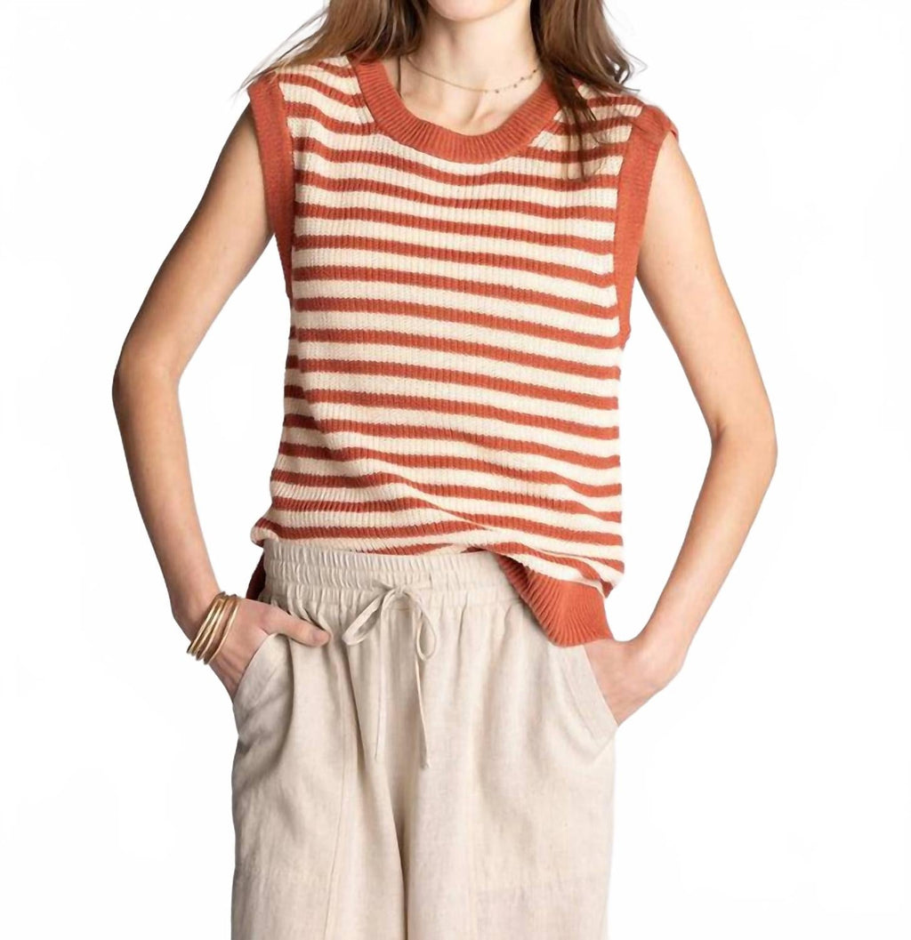 Orta Tank Top In Sandstone