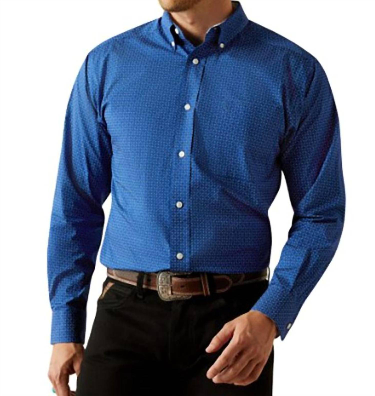 Men's Wrinkle Free Brodie Shirt In Navy