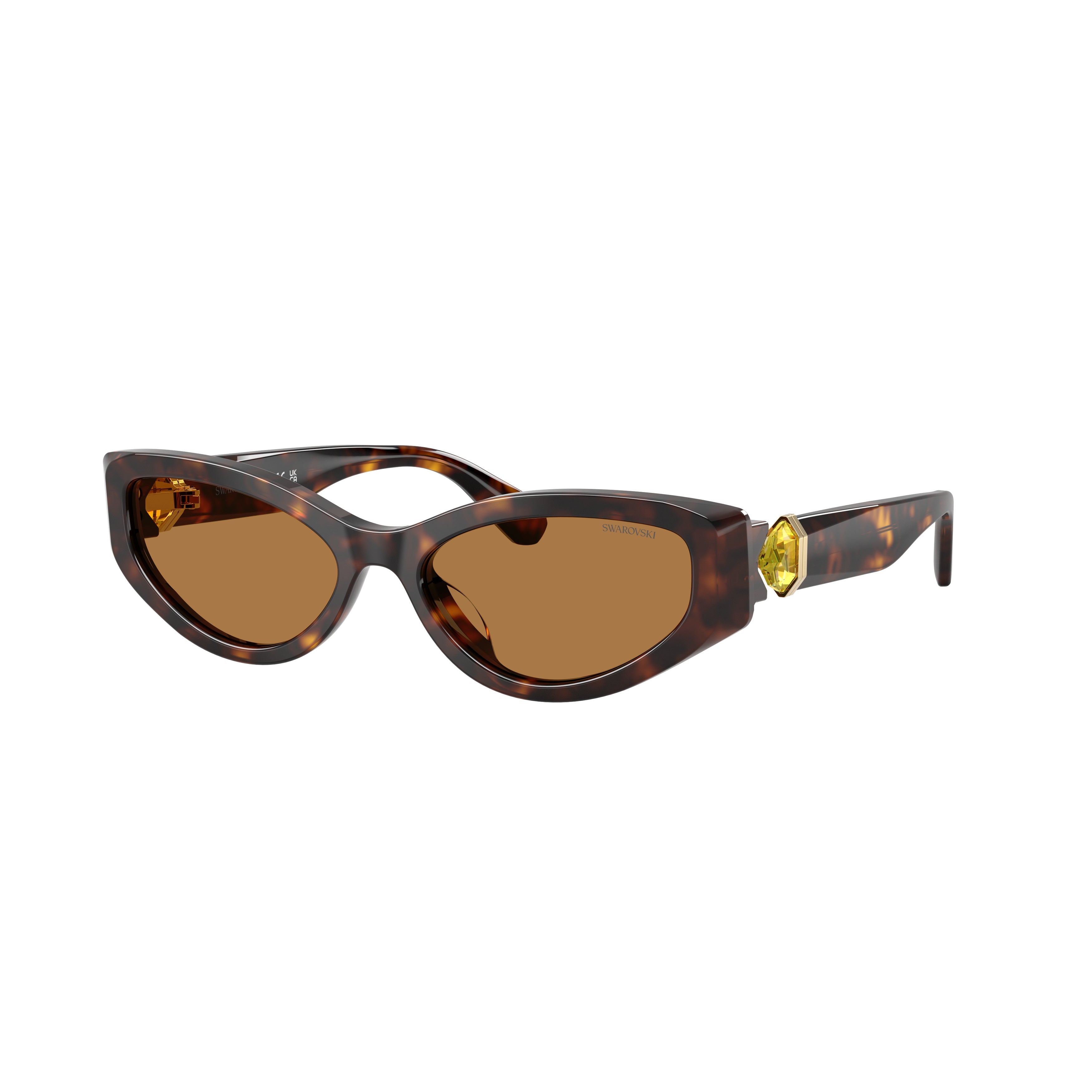 0Sk6045U Cat-Eye Sunglasses with Tortoiseshell Frame