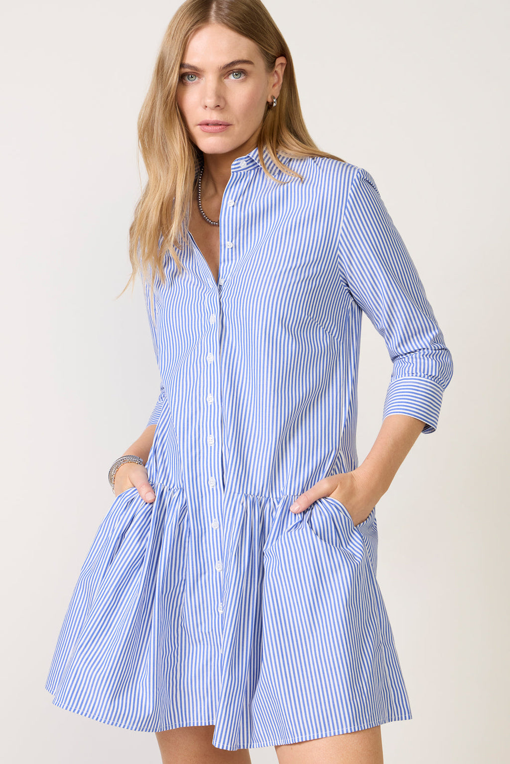 Women's The Drop Waist Shirt Dress