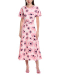 Marimekko Helea Tumma Linen-Blend Midi Dress