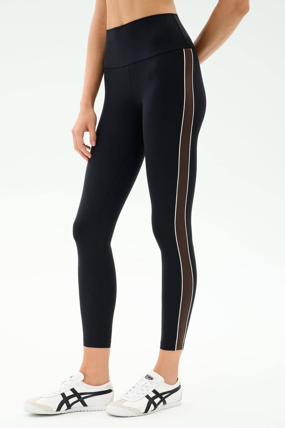 Margot Rigor Legging In Black / Dark Chocolate