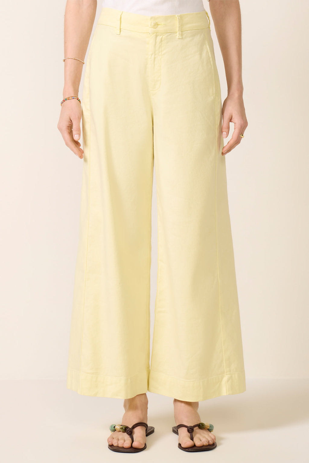 Women's Joelle Stretch Linen Crop Pants