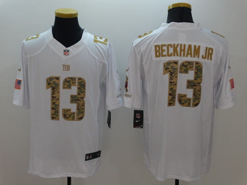 Men's New York Giants Odell Beckham Jr. #13 White Authentic Game Jersey1