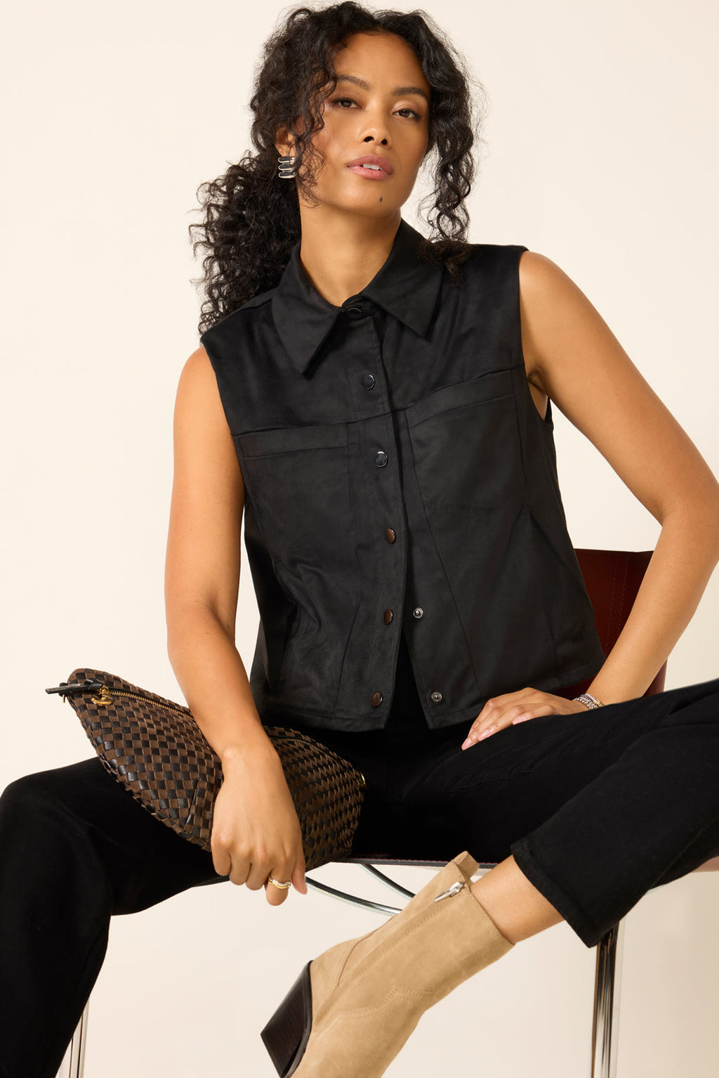 Women's Reagan Faux Suede Vest