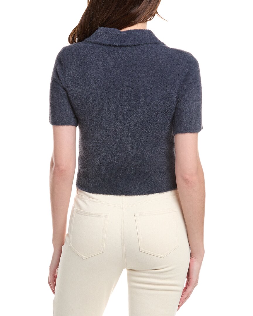 Avantlook Fuzzy Eyelash 1/4-Zip Polo Sweater