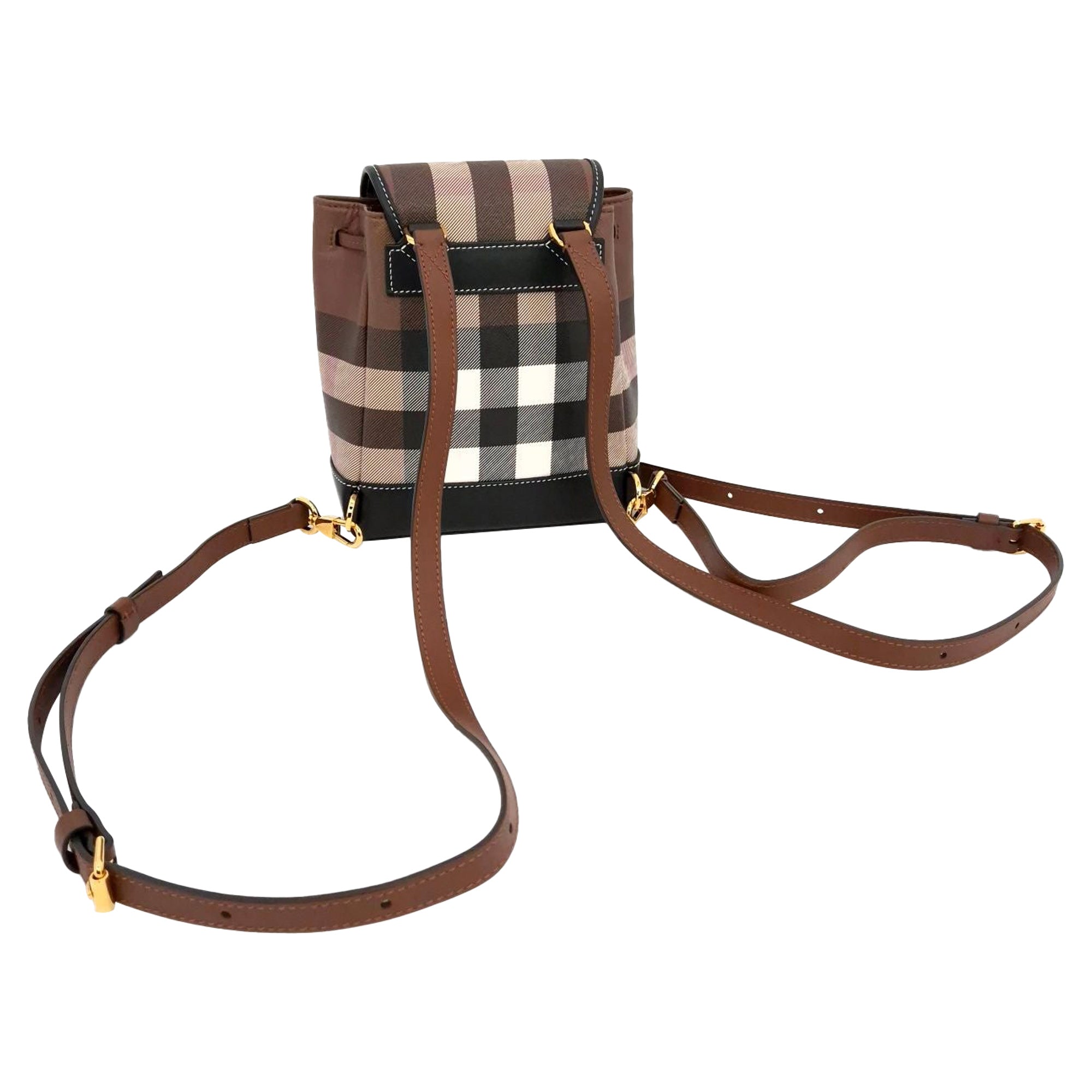 Canvas Check Micro Backpack