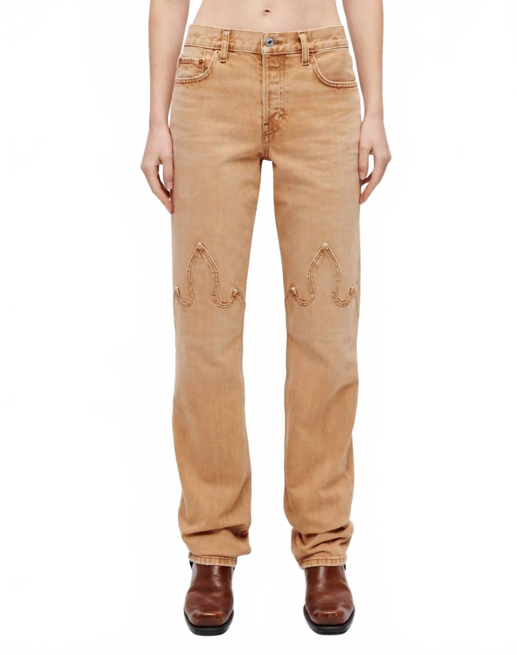 Easy Straight Jean In Western Desert Sand