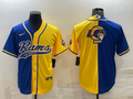 Men's Los Angeles Rams Blue/Yellow Game Jersey1