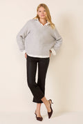 Women's Coated Lennon Crop Bootcut Pants