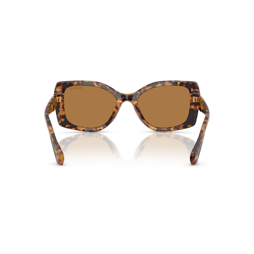 0Sk6058U Oversized Square Frame Sunglasses with Tortoiseshell Acetate