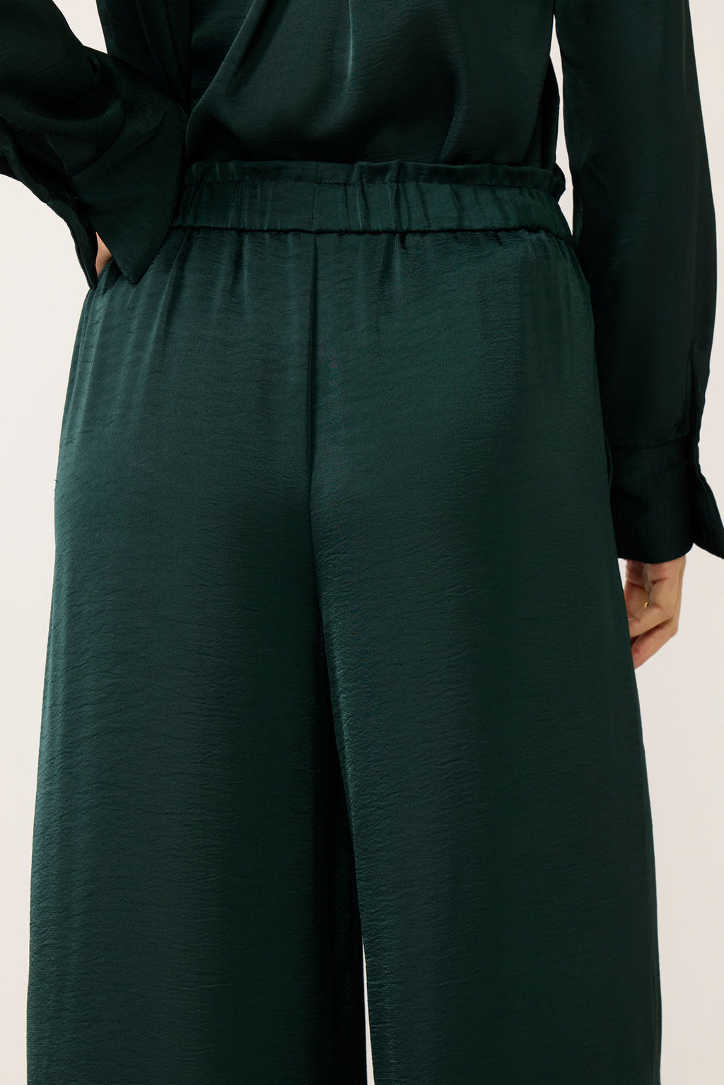 Women's Isolde Wide Leg Satin Pants