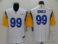 Men's Los Angeles Rams Aaron Donald #99 White Legend Jersey1