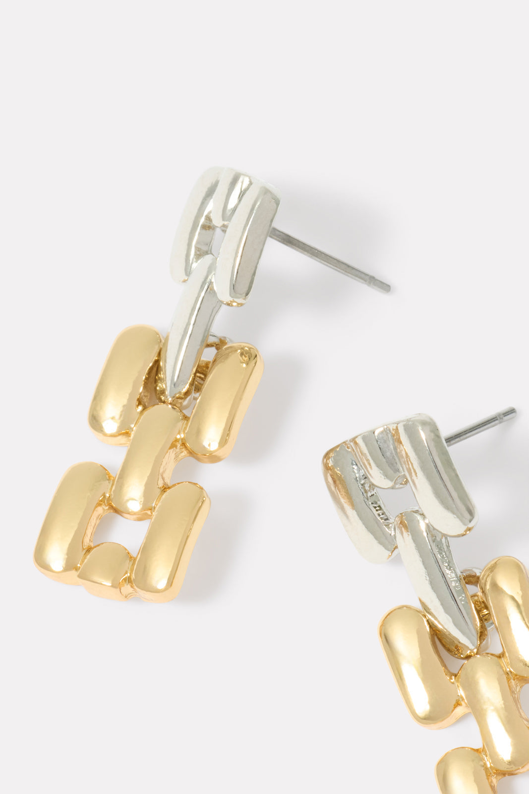 Women's Jaclyn Two Tone Earring