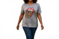 Graphic Short Sleeve Tee In Gray