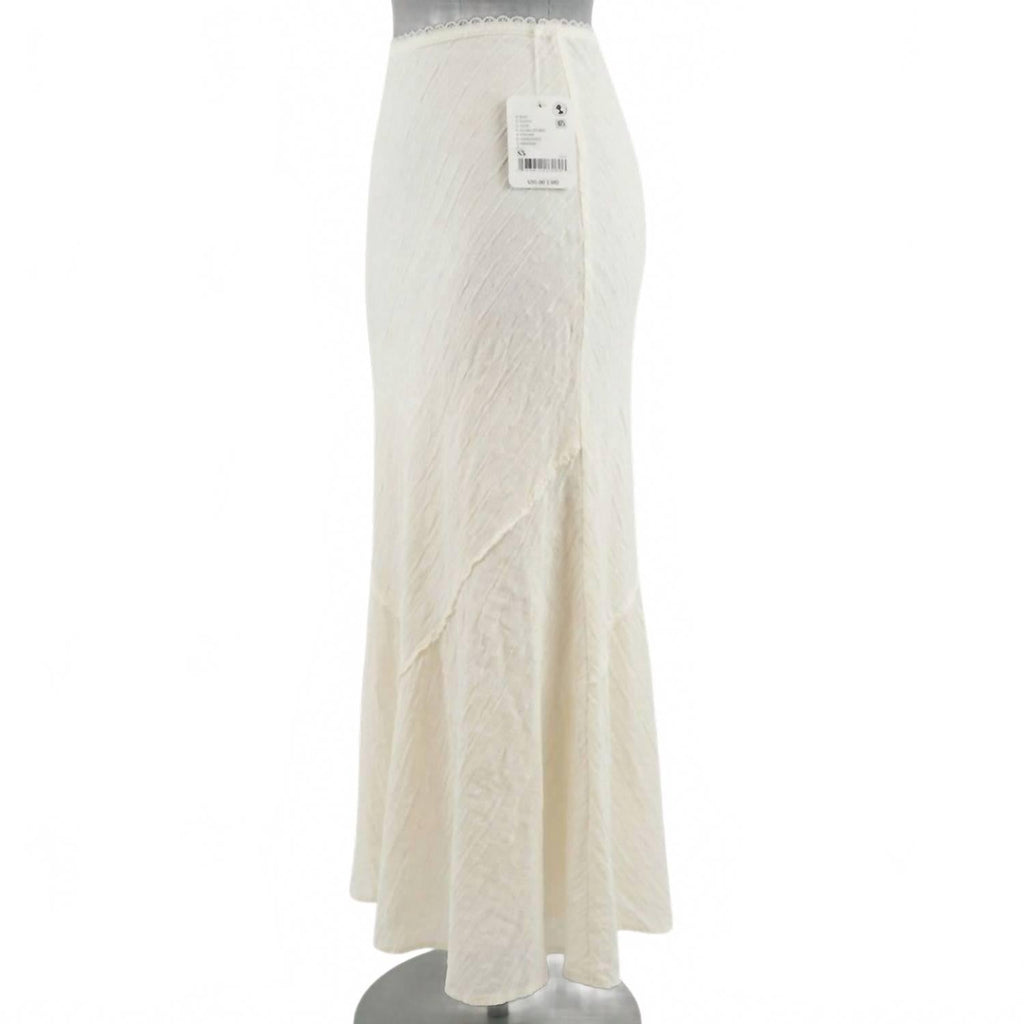 Intimately Sweet On Your Bias Skirt In Clean Ivory
