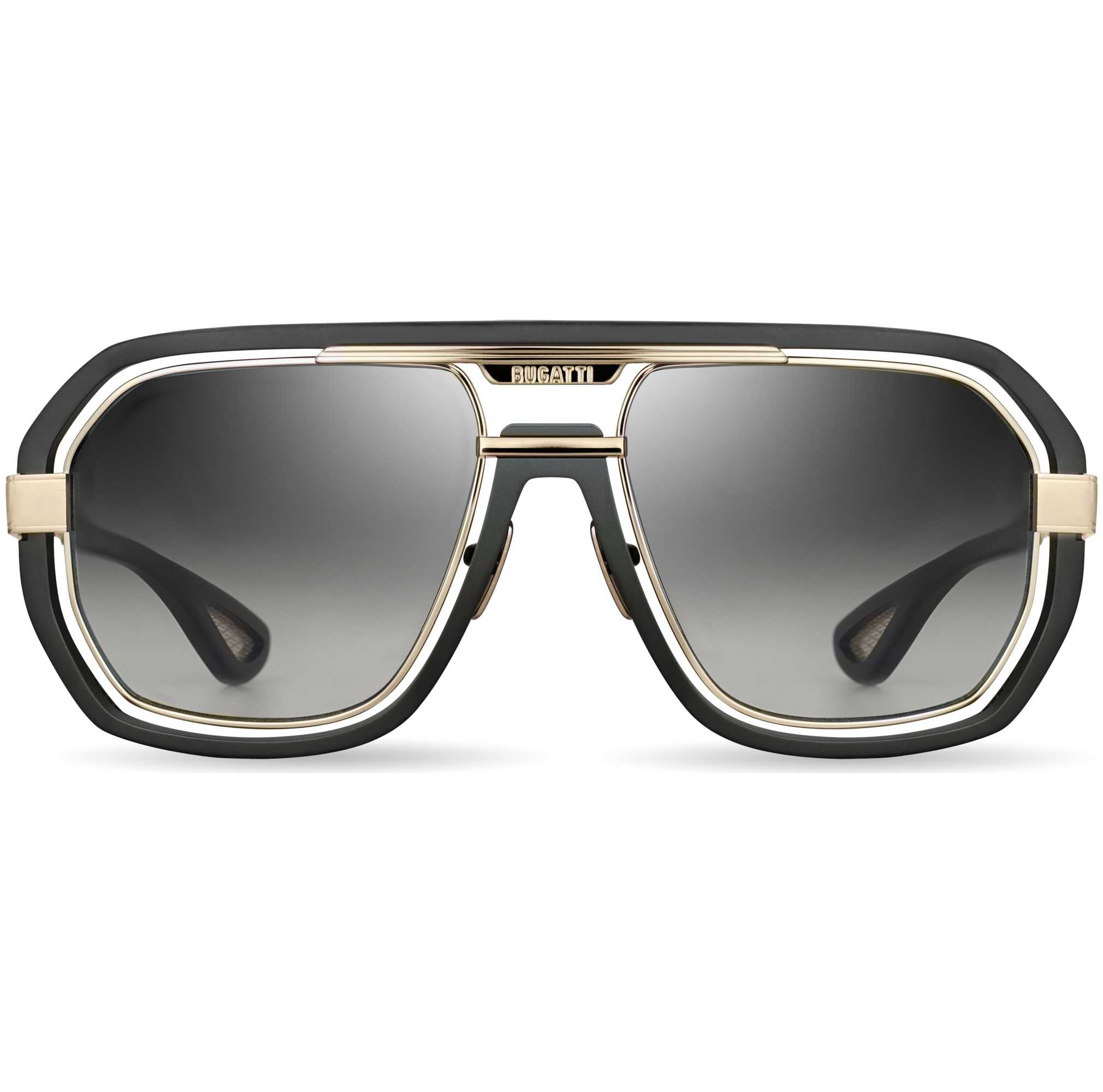 Bugatti Men's 58 mm Black Sunglasses