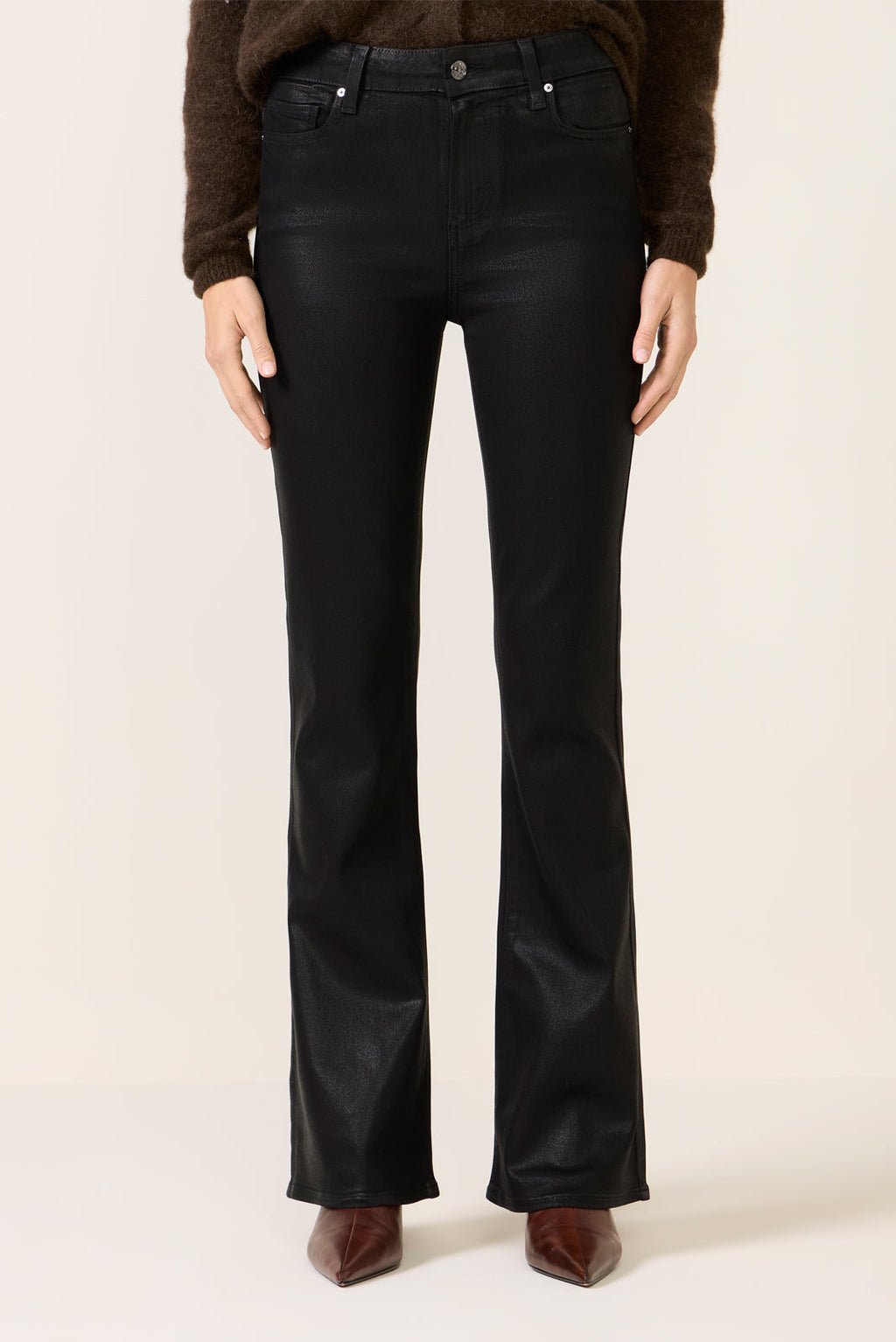 Women's Coated Laurel Canyon Bootleg Pants